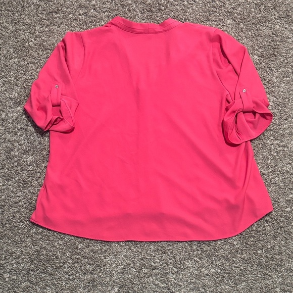 PLUS SIZE Calvin Klein Bold Pink Top - Picture 8 of 8